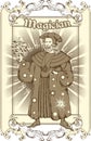 Magician. In the system, the tarot symbolizes a competent person